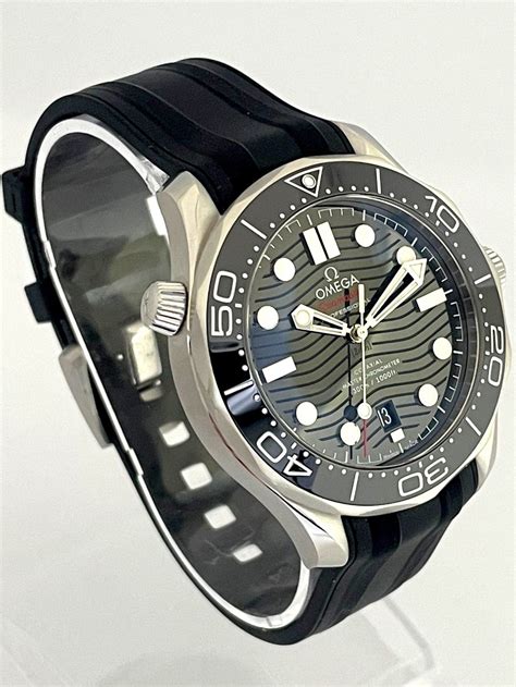 omega seamaster 300 black strap|genuine omega rubber strap.